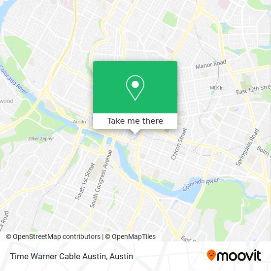 Time Warner Cable Austin map