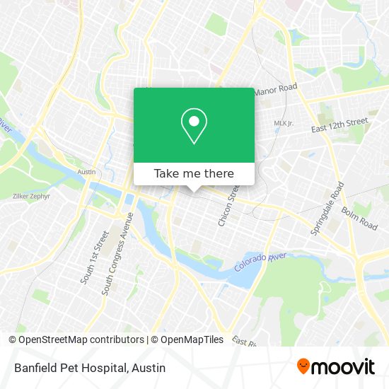 Mapa de Banfield Pet Hospital