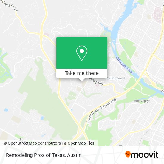 Remodeling Pros of Texas map