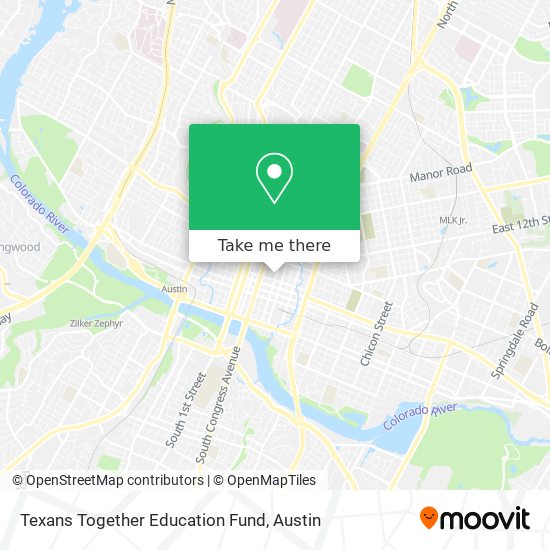 Texans Together Education Fund map