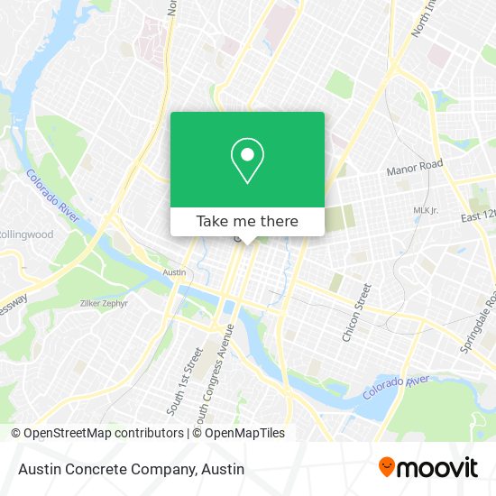 Mapa de Austin Concrete Company