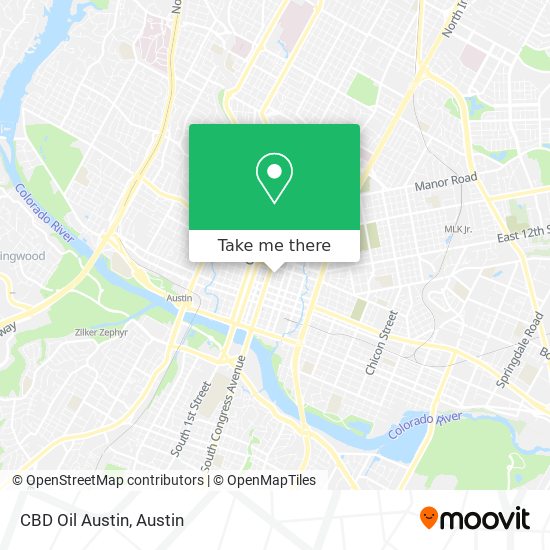 CBD Oil Austin map