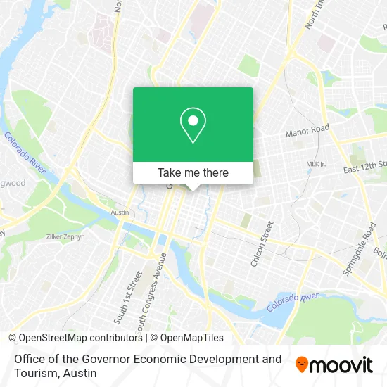Office of the Governor Economic Development and Tourism map