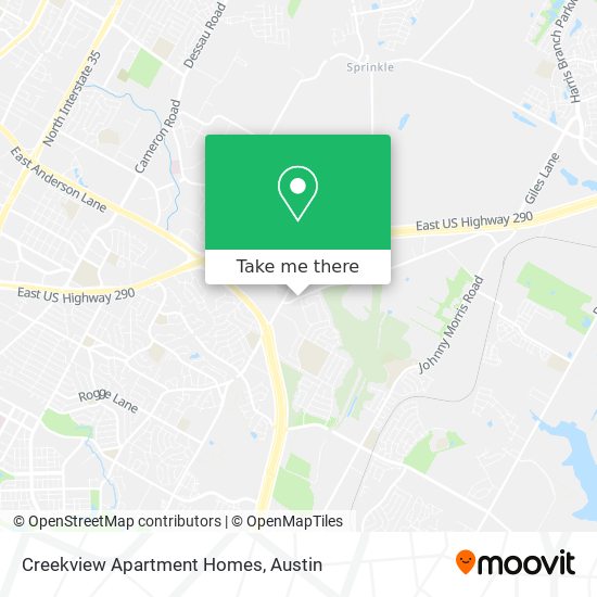 Creekview Apartment Homes map