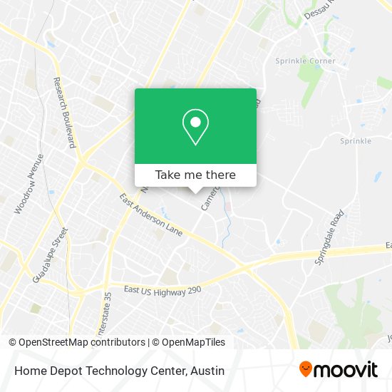 Mapa de Home Depot Technology Center