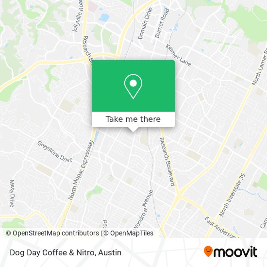 Dog Day Coffee & Nitro map