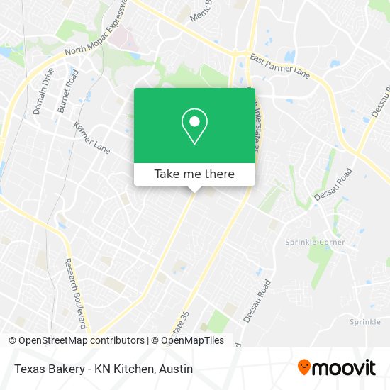 Texas Bakery - KN Kitchen map