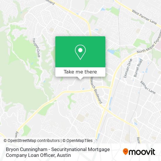 Mapa de Bryon Cunningham - Securitynational Mortgage Company Loan Officer