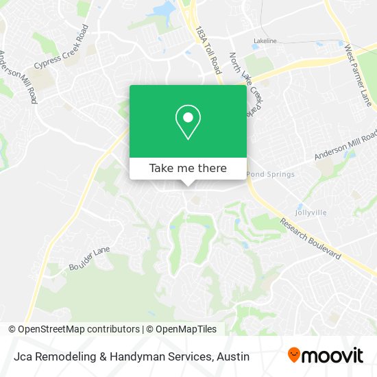 Jca Remodeling & Handyman Services map