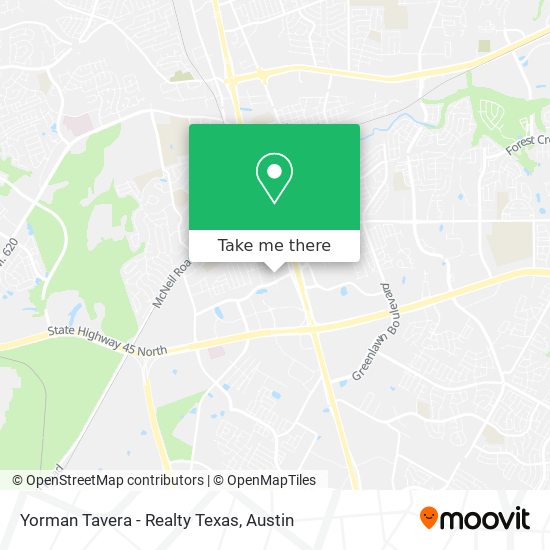 Mapa de Yorman Tavera - Realty Texas