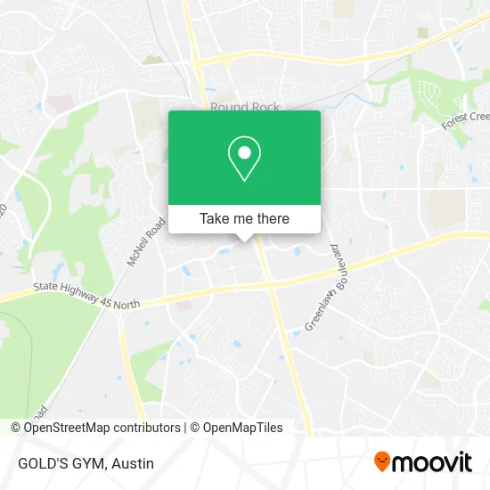 GOLD'S GYM map