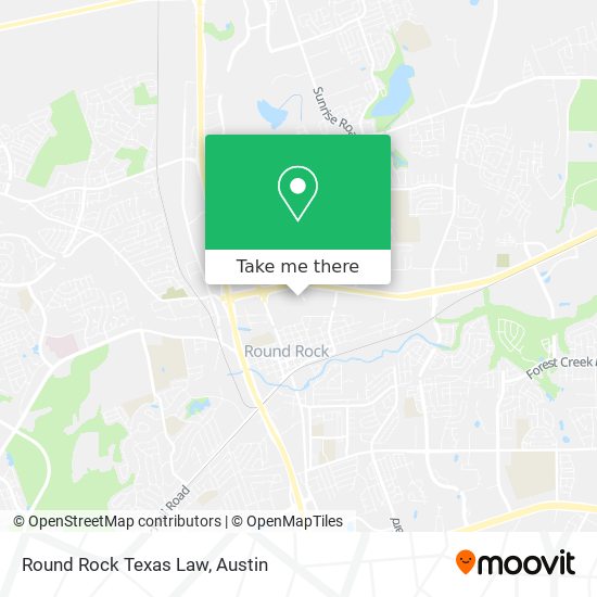 Mapa de Round Rock Texas Law