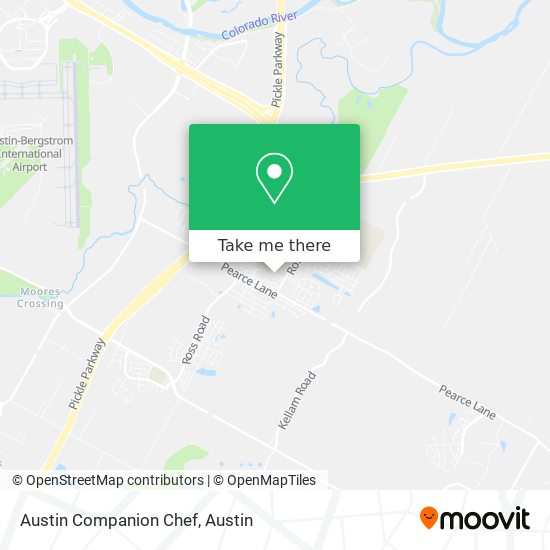 Mapa de Austin Companion Chef