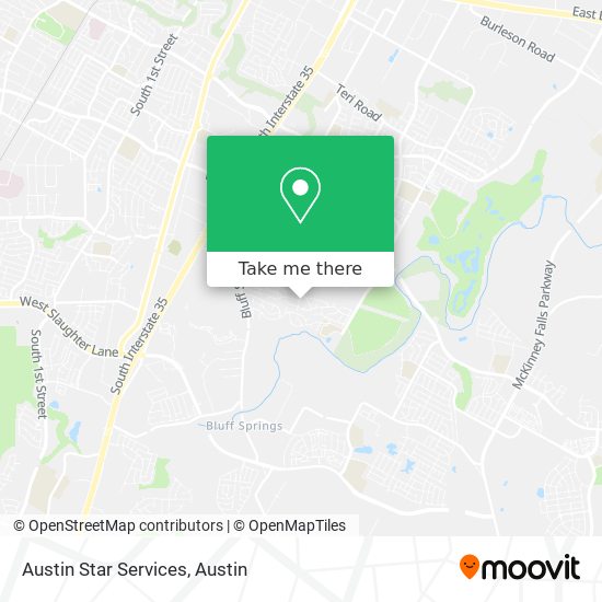 Mapa de Austin Star Services