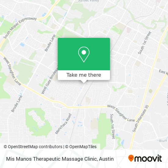 Mapa de Mis Manos Therapeutic Massage Clinic
