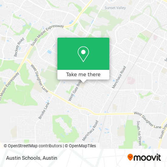 Mapa de Austin Schools