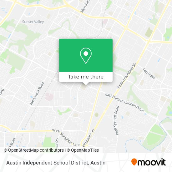 Austin Independent School District map