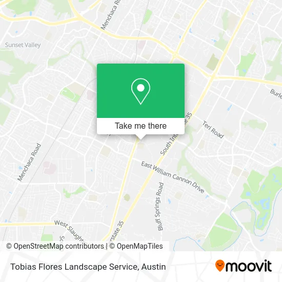 Tobias Flores Landscape Service map