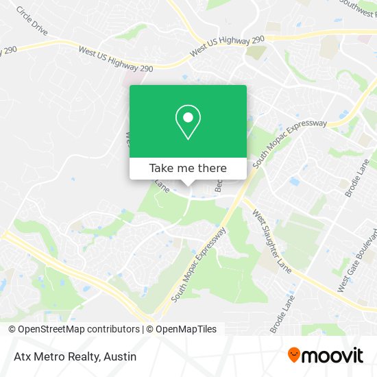 Atx Metro Realty map