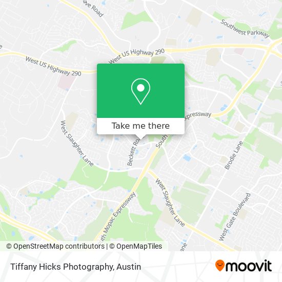 Tiffany Hicks Photography map