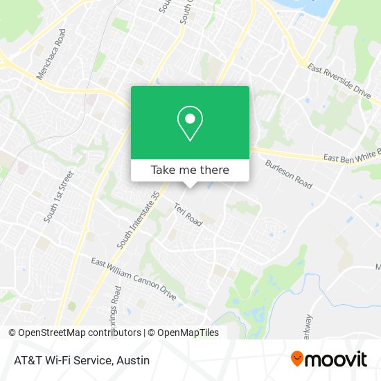 AT&T Wi-Fi Service map