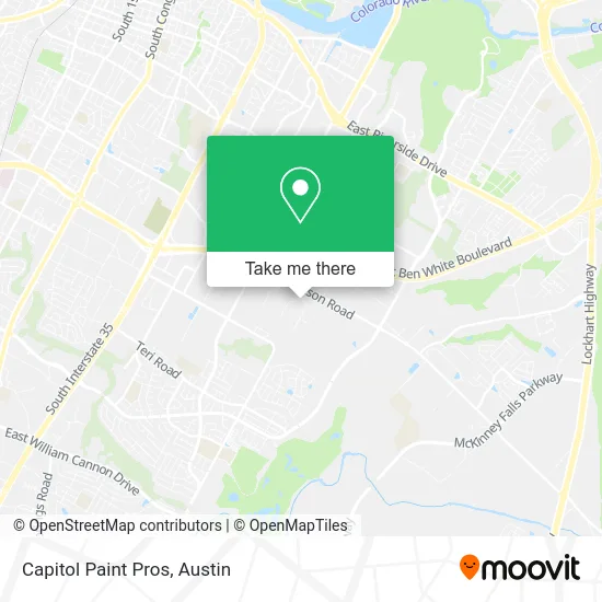 Mapa de Capitol Paint Pros
