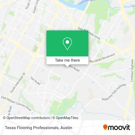 Mapa de Texas Flooring Professionals