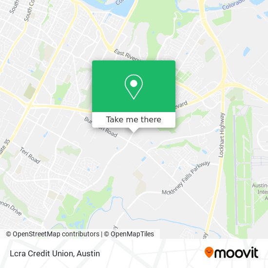 Lcra Credit Union map