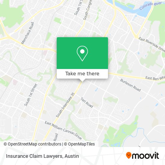 Insurance Claim Lawyers map