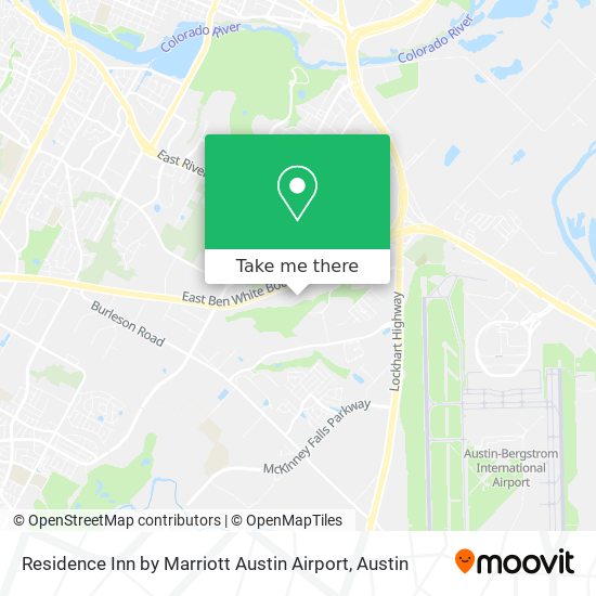 Mapa de Residence Inn by Marriott Austin Airport