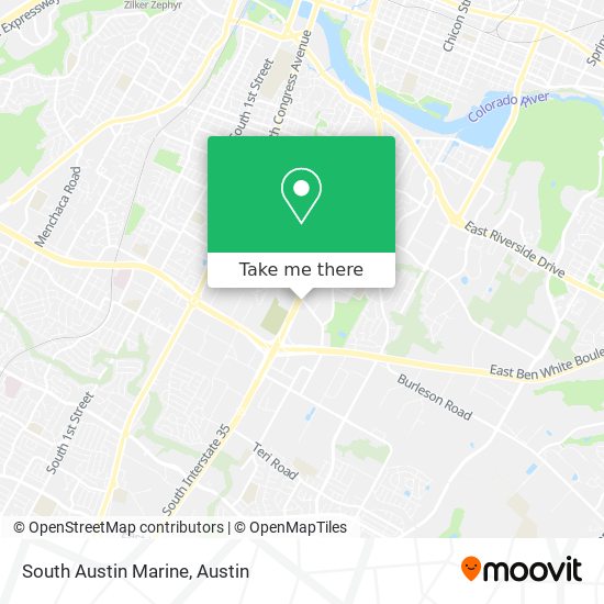 South Austin Marine map