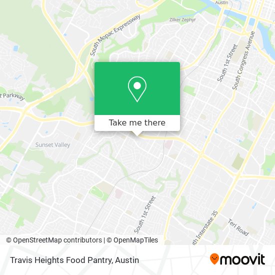 Mapa de Travis Heights Food Pantry