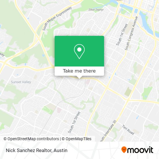 Nick Sanchez Realtor map