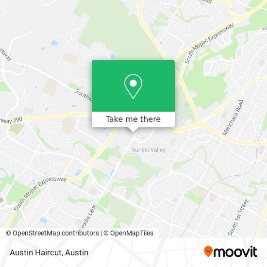 Mapa de Austin Haircut
