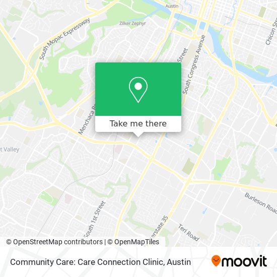 Mapa de Community Care: Care Connection Clinic