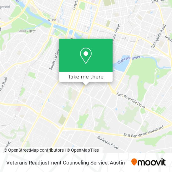 Mapa de Veterans Readjustment Counseling Service