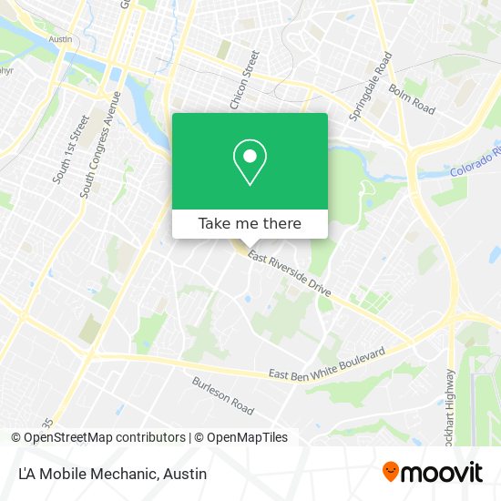 Mapa de L'A Mobile Mechanic