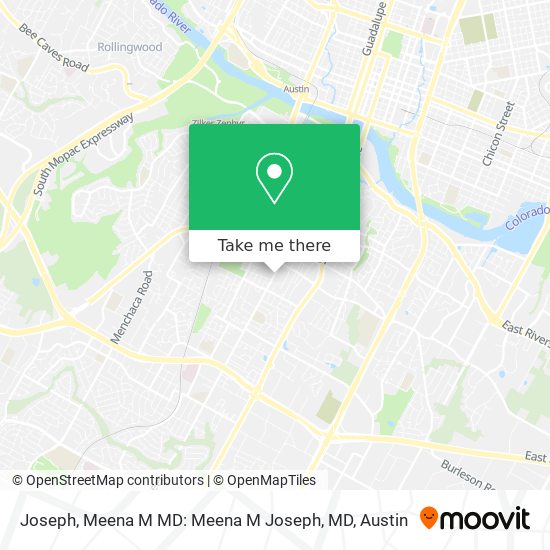 Joseph, Meena M MD: Meena M Joseph, MD map