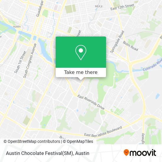 Mapa de Austin Chocolate Festival(SM)