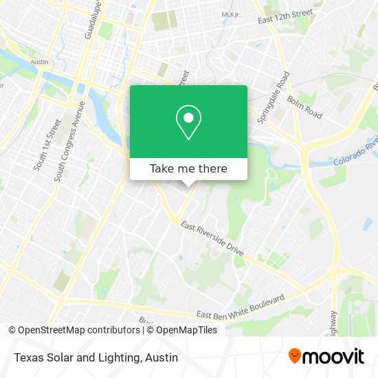 Texas Solar and Lighting map