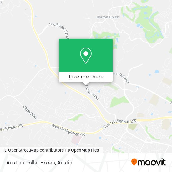 Austins Dollar Boxes map