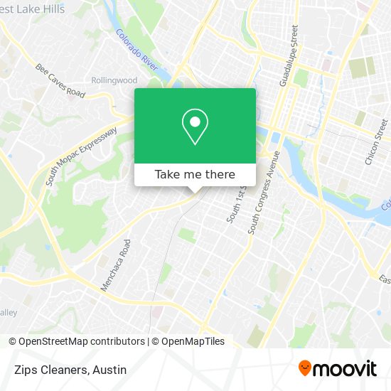 Zips Cleaners map