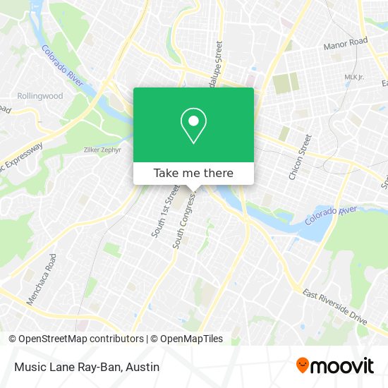 How to get to Music Lane Ray-Ban in Austin by Bus?