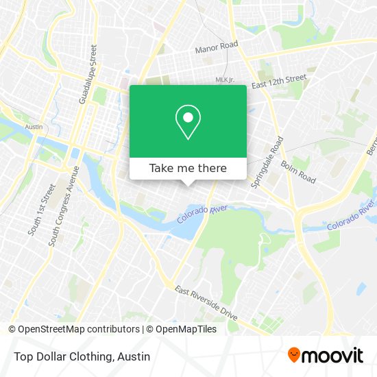 Top Dollar Clothing map