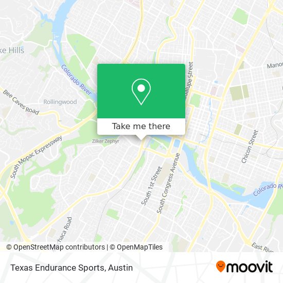 Texas Endurance Sports map