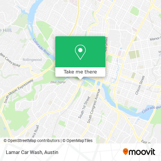 Lamar Car Wash map