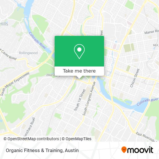 Organic Fitness & Training map