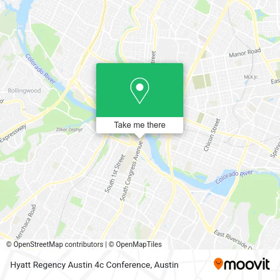 Hyatt Regency Austin 4c Conference map