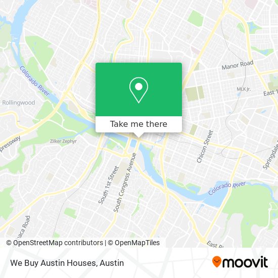 Mapa de We Buy Austin Houses