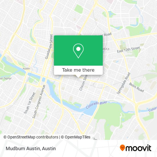 Mapa de Mudbum Austin